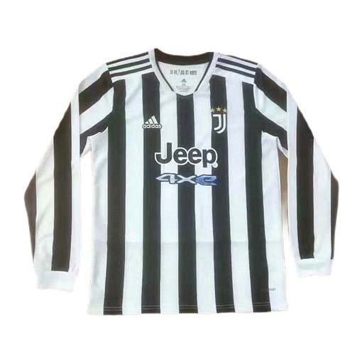 Thailande Maillot Juventus Domicile ML 2021-22 Blanc